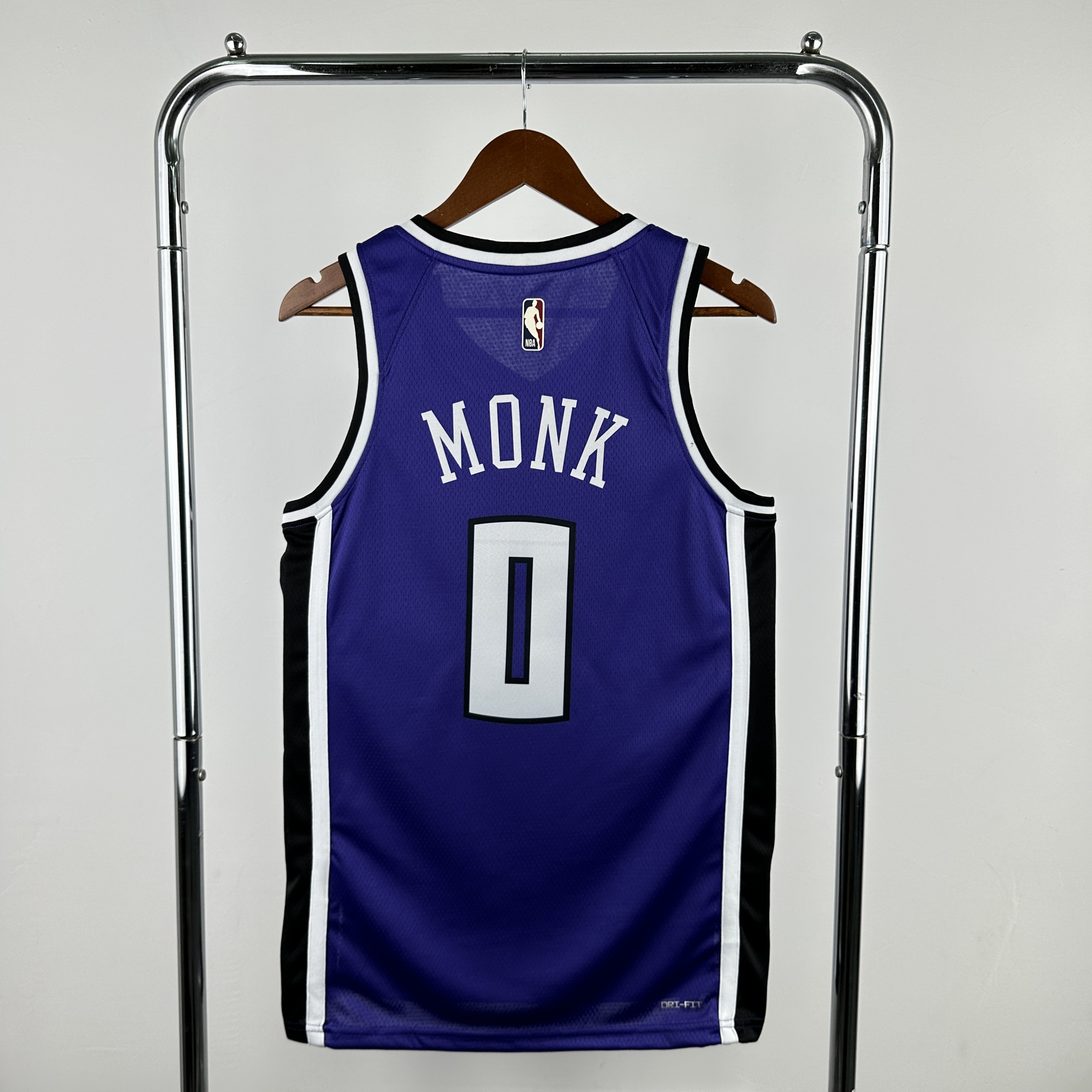 Men Sacramento Kings #0 Monk Purple Season Throwback Nike 2025 NBA Jersey